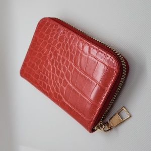 Small Zip Around Card Case